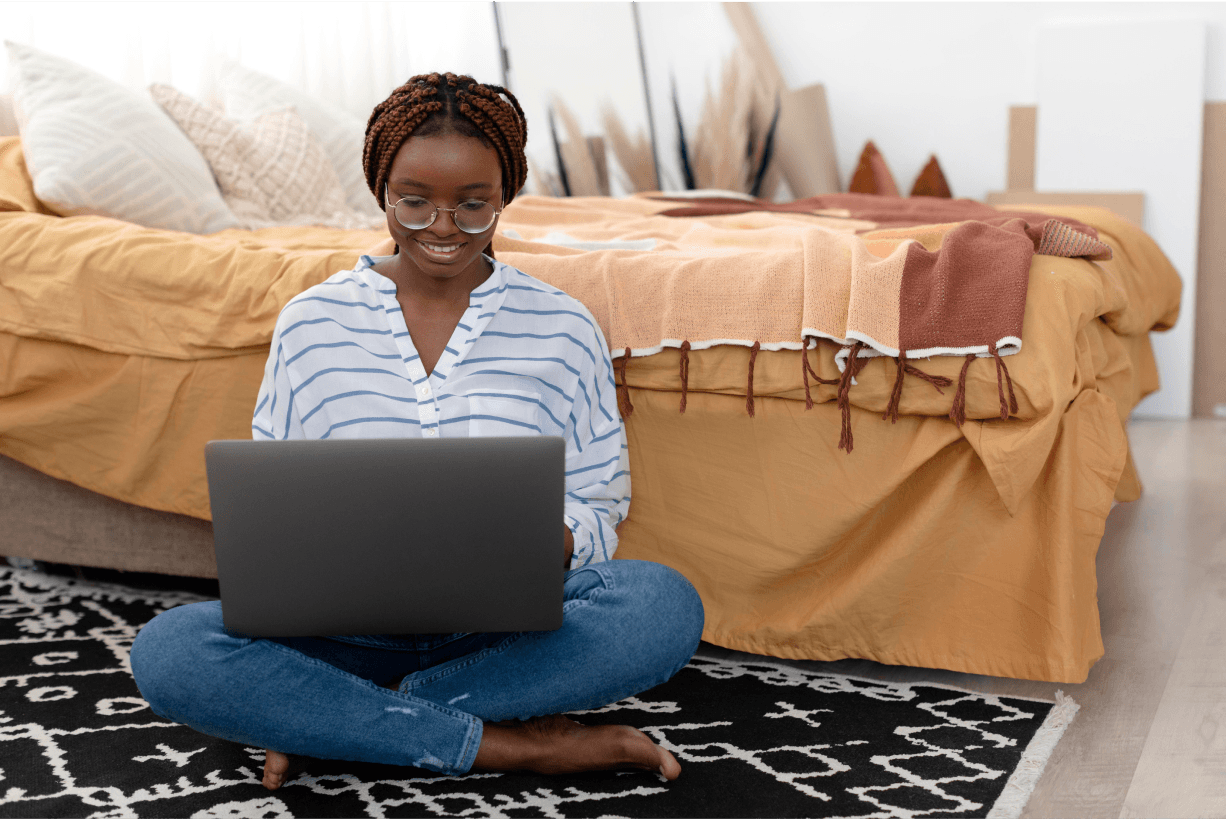 woman relaxing